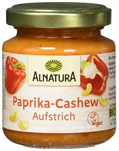 Bio-Brotaufstrich Alnatura Bio Brotaufstrich Paprika-Cashew, 12er