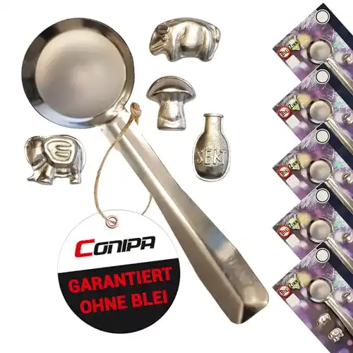 Zinngiessen Conipa Zinngießen 5-teilig mit Schmelzlöffel