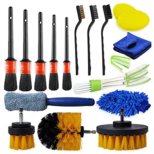 Auto-Reinigungsset ANBOO 17-teilig, Auto-Reinigungsbürsten-Set
