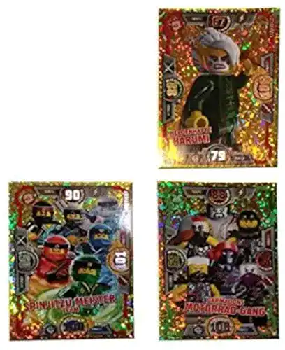 Ninjago-Karten Serie 3 Ninjago Limitierte Gold Karten LE 9 LE 10