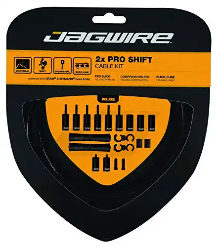 Schaltzug Jagwire PCK500 Kabel-Set und Kabeln, Schwarz