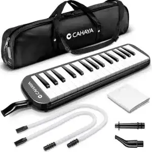 Melodica CAHAYA 32-Noten mit Tasche und Mundstück für Kinder