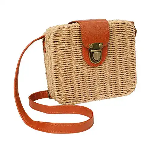 Die beste Korbtaschen MaoXinTek Stroh Crossbody Tasche 2026 Test Bestseller Korbtaschen MaoXinTek Stroh Crossbody Tasche