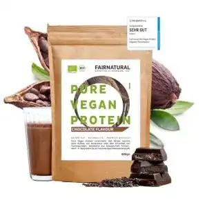Schoko-Proteinpulver Fairprotein VEGAN Protein-Pulver BIO