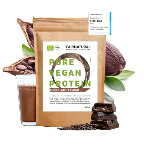 Schoko-Proteinpulver Fairprotein VEGAN Protein-Pulver BIO