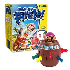 Gesellschaftsspiele TOMY T7028A1 Kinderspiel “Pop Up Pirate”