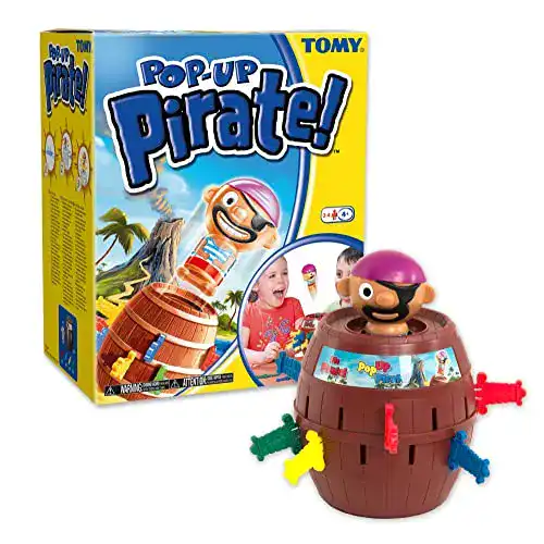 Gesellschaftsspiele TOMY T7028A1 Kinderspiel “Pop Up Pirate”