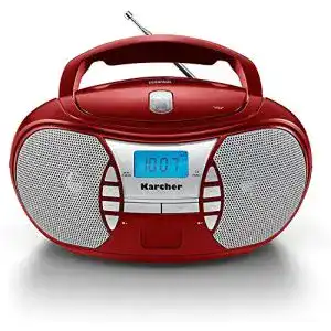 CD-Player Karcher RR 5025-R tragbares CD Radio, Boomboxen