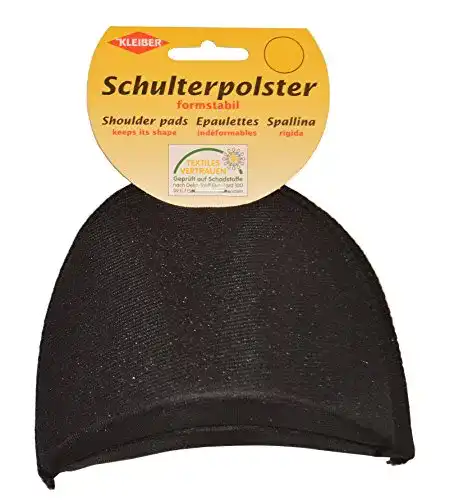 Die beste Schulterpolster Kleiber 10 x 13 x 5 cm formstabil, schwarz 2026 Test Bestseller Schulterpolster Kleiber 10 x 13 x 5 cm formstabil, schwarz