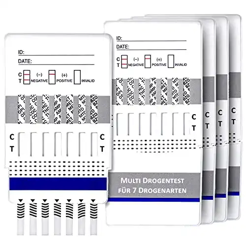 Drogentest One+Step 5 x, Drogenschnelltest für 7 Drogenarten