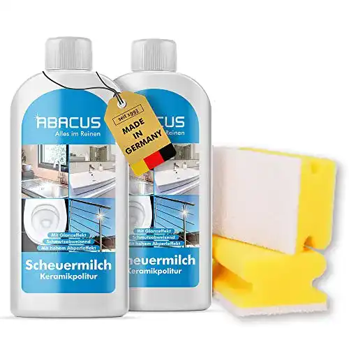 Scheuermilch ABACUS Profi mit Lotus- & Glanzeffekt, 2x 500 ml