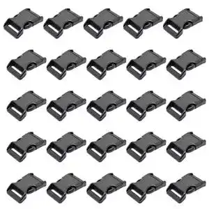 Steckschnalle LIHAO 25x Klickverschluss für 25mm Gurtband