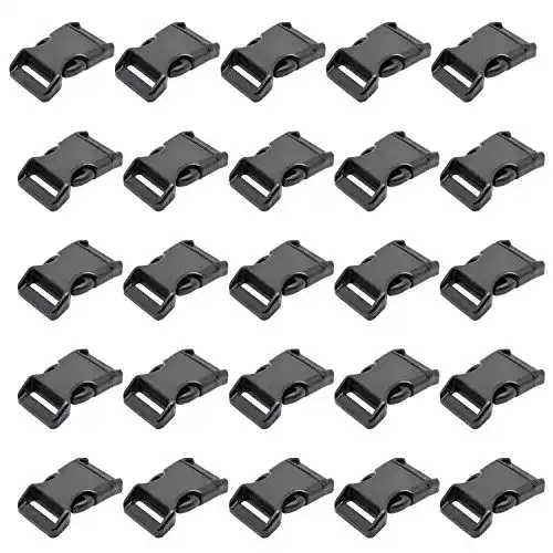 Steckschnalle LIHAO 25x Klickverschluss für 25mm Gurtband