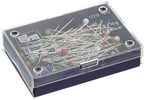 Stecknadeln Prym Glass Headed Nadeln, Metal, Multicolor