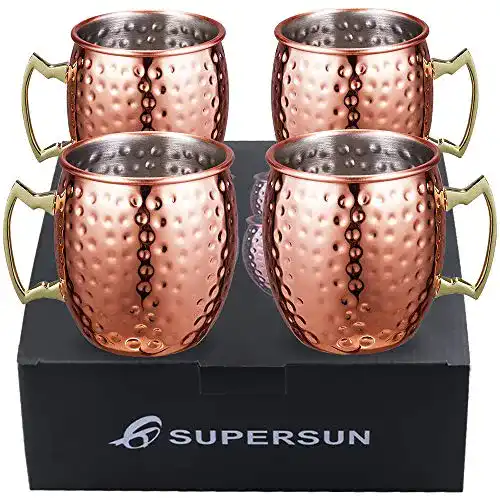 Moscow-Mule-Becher SUPERSUN Set 4er Moscow Mule Becher