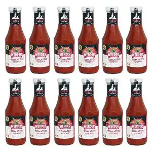 Ketchup WERDER Tomaten- , 12er Pack (12 x 450 ml)