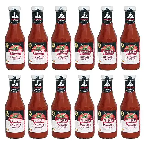 Ketchup WERDER Tomaten- , 12er Pack (12 x 450 ml)