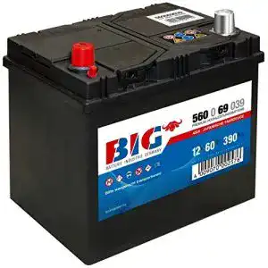 Autobatterie 60 Ah BIG ASIA 12V