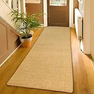 Sisalteppich bimiti Sisal Teppich 300 x 80 cm Teppich Läufer Flur