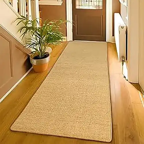 Sisalteppich bimiti Sisal Teppich 300 x 80 cm Teppich Läufer Flur