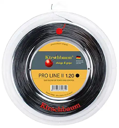 Die beste Tennissaiten Kirschbaum Saitenrolle Pro Line II, Schwarz, 1,20mm 2026 Test Bestseller Tennissaiten Kirschbaum Saitenrolle Pro Line II, Schwarz, 1,20mm