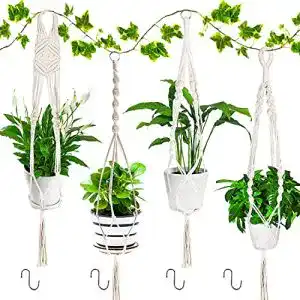 Makramee-Blumenampel Emooqi Makramee Blumenampel, 4er