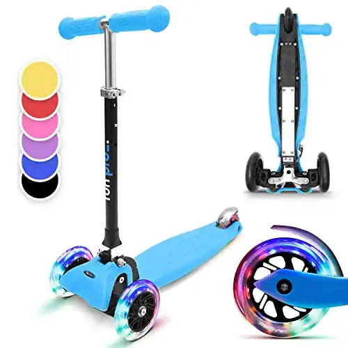 Kinderroller 3 Räder fun pro ONE, LED Räder, faltbar