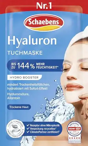 Hyaluron-Tuchmaske Schaebens Hyaluron Tuchmaske, 21 g