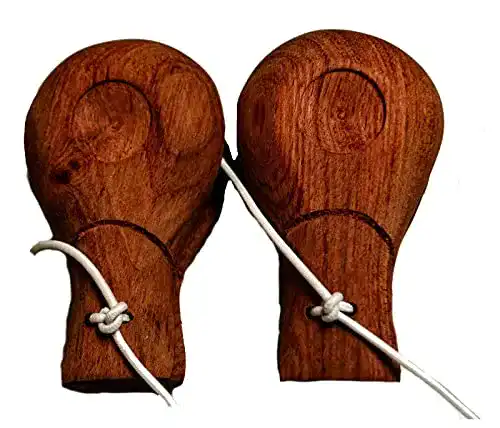 Kastagnetten Terrapin Trading Ltd Paar, traditionelles Holz