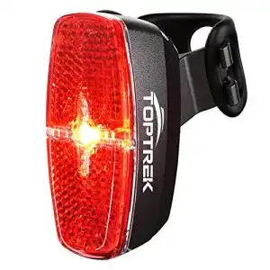 Fahrrad-Rücklicht Batterie toptrek Fahrrad Rücklicht LED