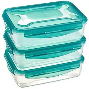 Frischhaltedose Amazon Basics, Set, luftdicht, 3-teilig