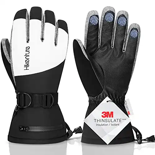 Handschuhe Damen HIKENTURE Winterhandschuhe Herren Damen Wasserdicht