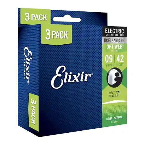 Elixir-Gitarrensaiten Elixir Saiten Phosphor 3er-Pack Super Light