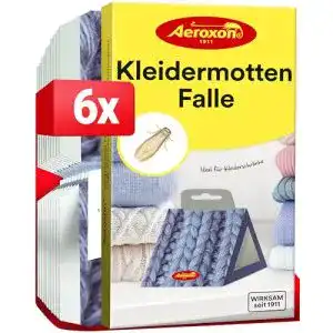 Mottenfalle Aeroxon Kleider, Dreierpack 3×2