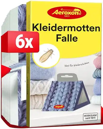 Mottenfalle Aeroxon Kleider, Dreierpack 3×2