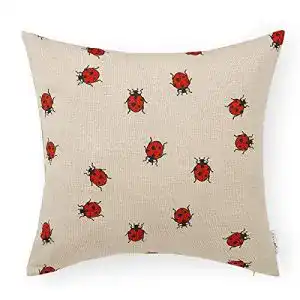 Sofa-Kissen Decoarti Animals Kissen Leinen Zierkissen Marienkäfer