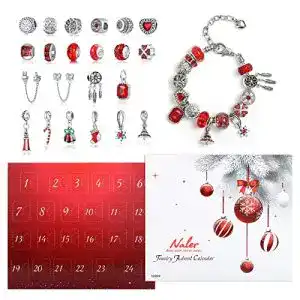 Schmuck-Adventskalender Naler 24-teilig Charms Adventskalender