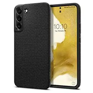 Samsung-Galaxy-S22-Hülle Spigen Liquid Air Hülle, schwarz