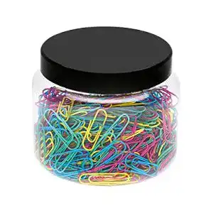 Büroklammern WEDO 90124450079 Metall 27 mm, 500 Stück mit Nylon