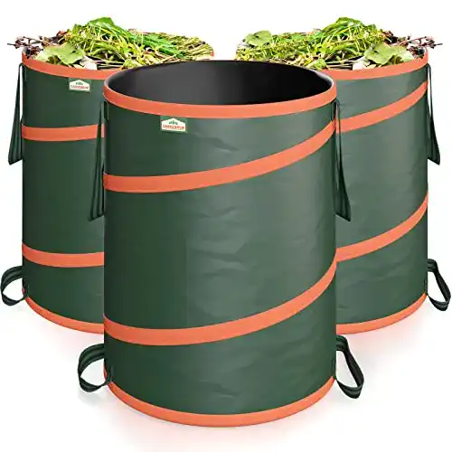 Gartenabfallsack Gardebruk Pop Up Laubsack 3x 85 Liter = 255 Liter
