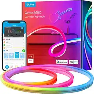 Govee-LED-Strip Govee Neon LED Strip 3m, RGBIC Neon LED Streifen