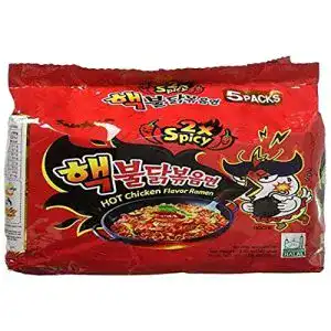 Ramen SAMYANG Instant Bratnudeln Super Hot Chicken, 5er Pack