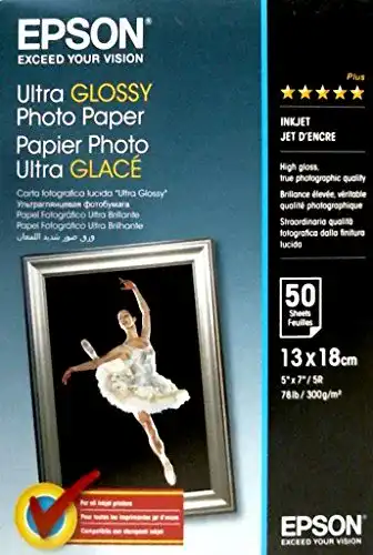 Fotopapier 13×18 Epson Ultra Glossy Photopapier Inkjet 300g/m2