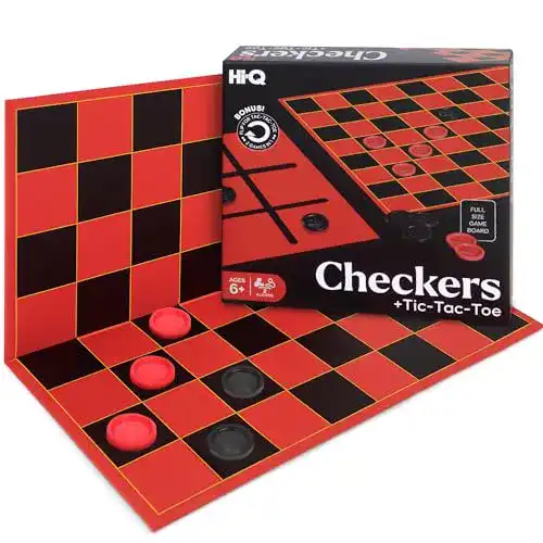 Dame-Spiel Playmags Point Games Checkers Brettspiel