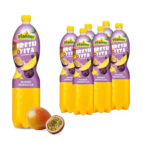 Maracujasaft Pfanner Mango-Maracuja B+C+E 10%, 6 x 1.5 l