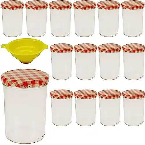 Einmachgläser mikken Viva #23358# 15 x großes Marmeladenglas