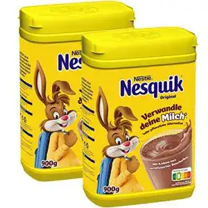 Kakaopulver Nesquik Nestlé kakaohaltiges Getränkepulver, 2er Pack