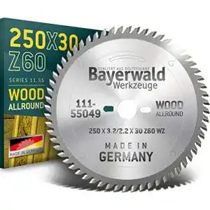 Kreissägeblatt 250×30 QUALITÄT AUS DEUTSCHLAND Bayerwald