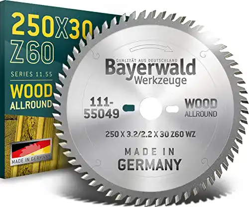 Kreissägeblatt 250×30 QUALITÄT AUS DEUTSCHLAND Bayerwald