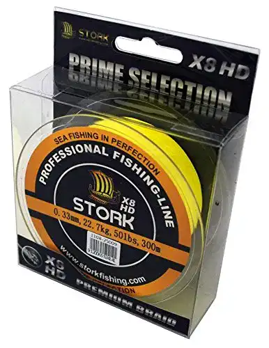 8-fach geflochtene Schnur Stork HDx8, 8-Fach geflochtene premium